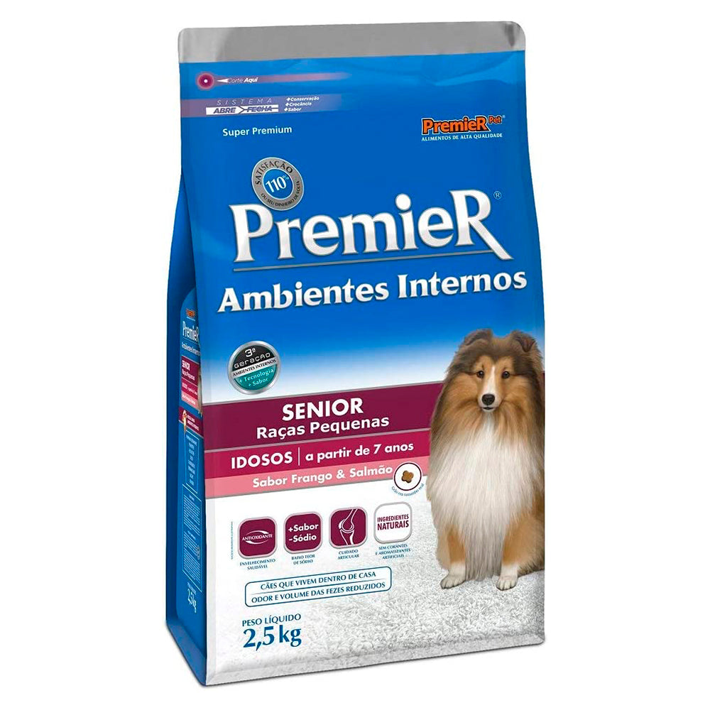 PREMIER AMBIENTES INTERNOS CAES SENIOR 2,5KG