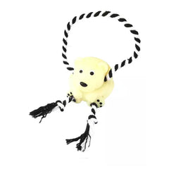 BRINQUEDO VINIL URSO BABY C/ CORDA 8CM