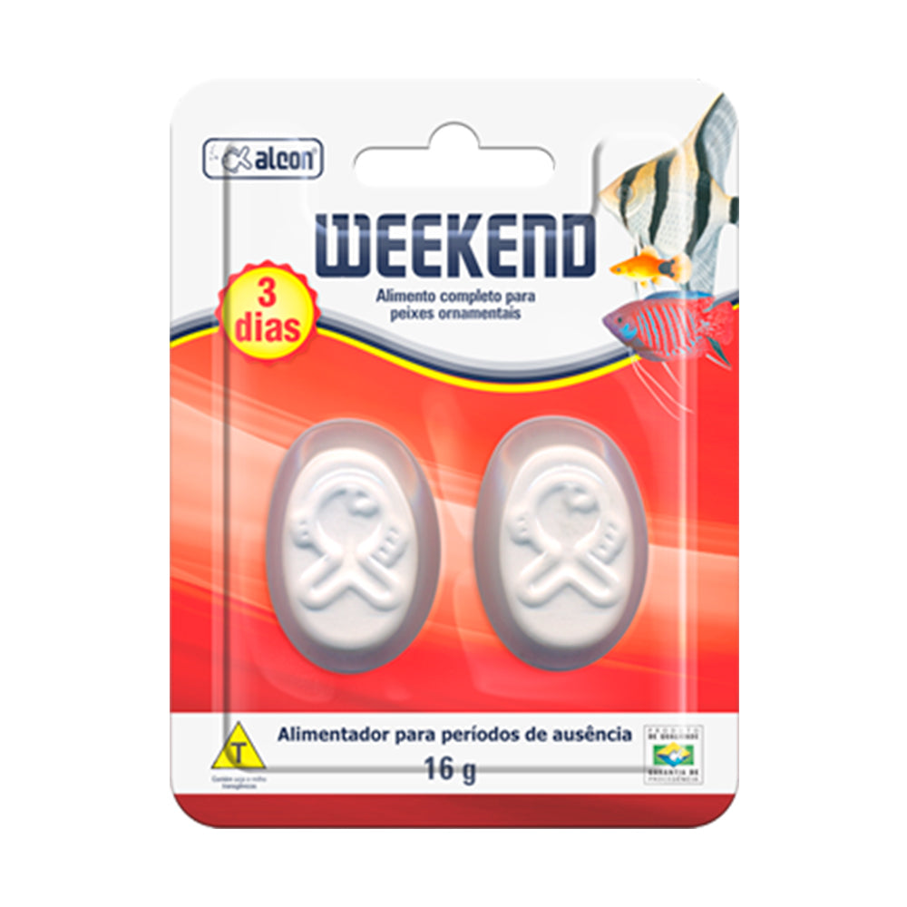 RACAO PEIXE ALCON ALIMENTADOR 3 DIAS WEKEND 16G