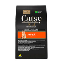 CATSY GOLD CASTRADOS SALMAO PREMIUM ESPECIAL 10,1KG