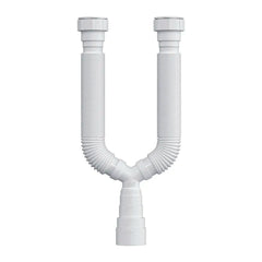 SIFAO SANFONADO DUPLO BRANCO 38 A 50MM HERC