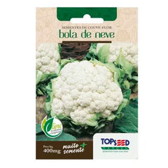 SEMENTE COUVE FLOR BOLA DE NEVE SACHE 400MG TOPSEED