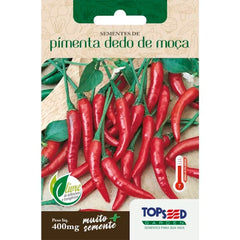 SEMENTE PIMENTA DEDO DE MOCA SACHE 400MG TOPSEED