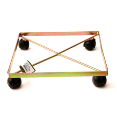 RODIZIO DOURADO QUADRADO 25X25 CM