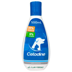 KIT SHAMPOOO CETODINE 500ML + OMEGA 3