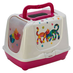 BANHEIRO P/GATOS FRIEND FOREVER PINK GD*