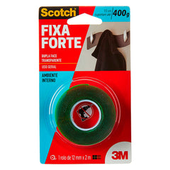 FITA DUPLA FACE 12MMX2M TRANSP. SCOTCH