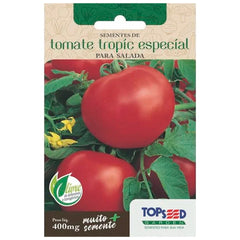 SEMENTE TOMATE ESPECIAL P/ SALADA SACHE 400MG TOPSEED