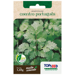 SEMENTE COENTRO PORTUGUES SACHE 1,60G TOPSEED