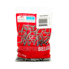 GRAMPO CERCA GALVANIZADO 7/8X9 1KG BELGO