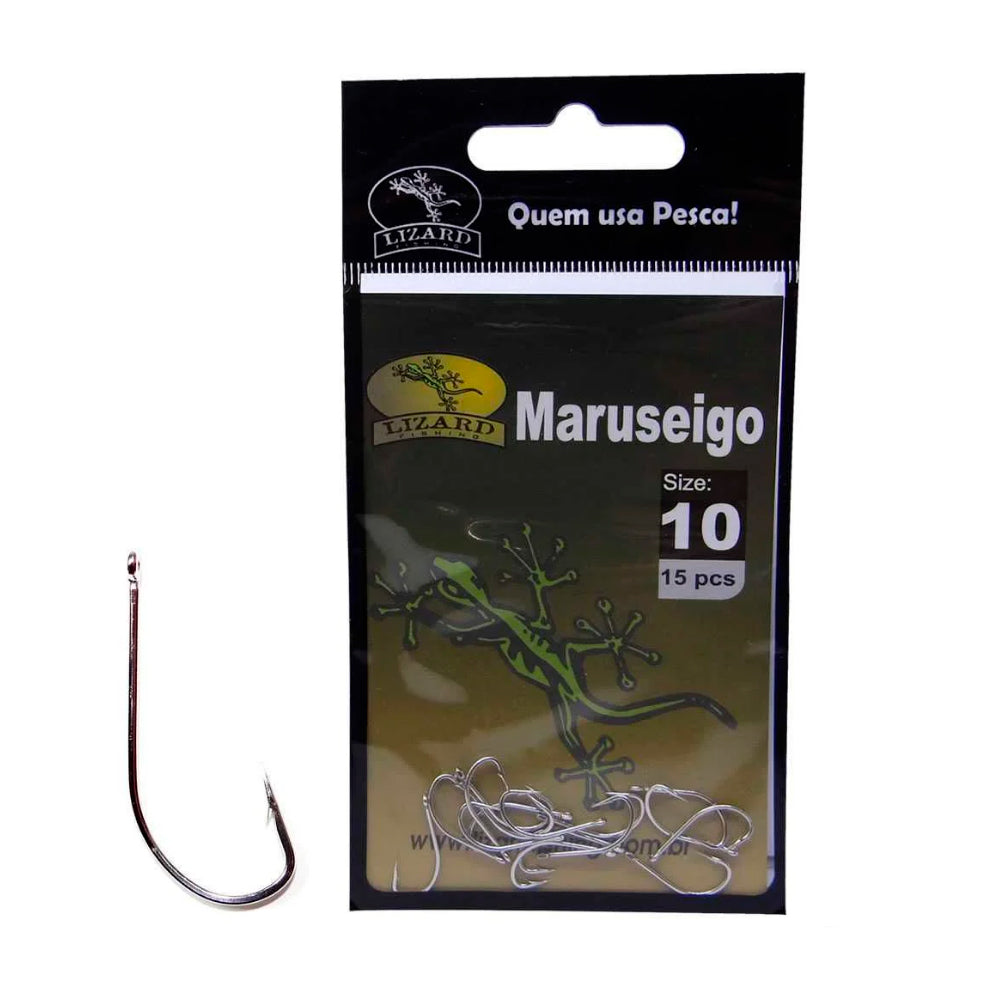 ANZOL MARUSEIGO Nº 10 pct. c/15 un LIZARD FISHING