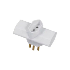 PINO BENJAMIM 2P+T 10A/250V BRANCO LINHA STANDART REF 9296 PLUZIE