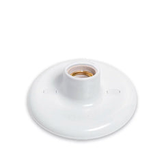 PLAFON BRANCO100W BOCAL PORCELANA 250V REF 8508 PLUZIE