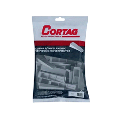 CUNHA PLASTICA P/ NIVELADOR PISO PCT 50 UNDS CORTAG