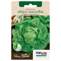 SEMENTE ALFACE MARAVILHA VERAO MANTEIGA 700MG TOPSEED