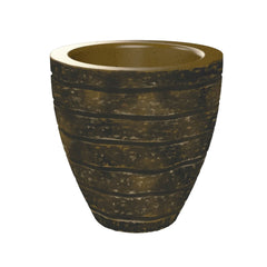VASO RISCATO PRIMER BRONZE ENVELHECIDO P 14X16