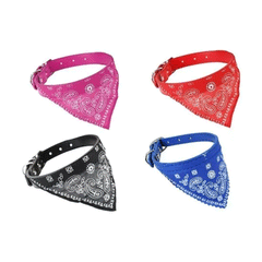 COLEIRA GATO CORES DIVERSAS C/ BANDANA