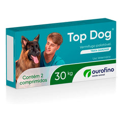 TOP DOG OUROFINO 30KG 2 COMPRIMIDOS