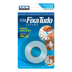 FITA DUPLA FACE BANANA12MMX1,5M TEKBOND