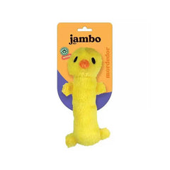 MORDEDOR BARRIGUINHA PLUSH PATO AMARELO MANGO PET