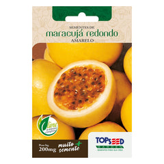 SEMENTE MARACUJA REDONDO AMARELO SACHE 200MG TOPSEED