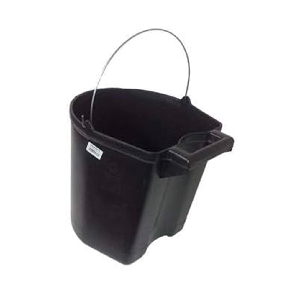 BALDE CONCRETO PLASTICO 15L C/ PEGA ALTA PRETO ENFORT