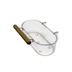 BANHEIRA OVAL CRISTAL P C/ POLEIRO