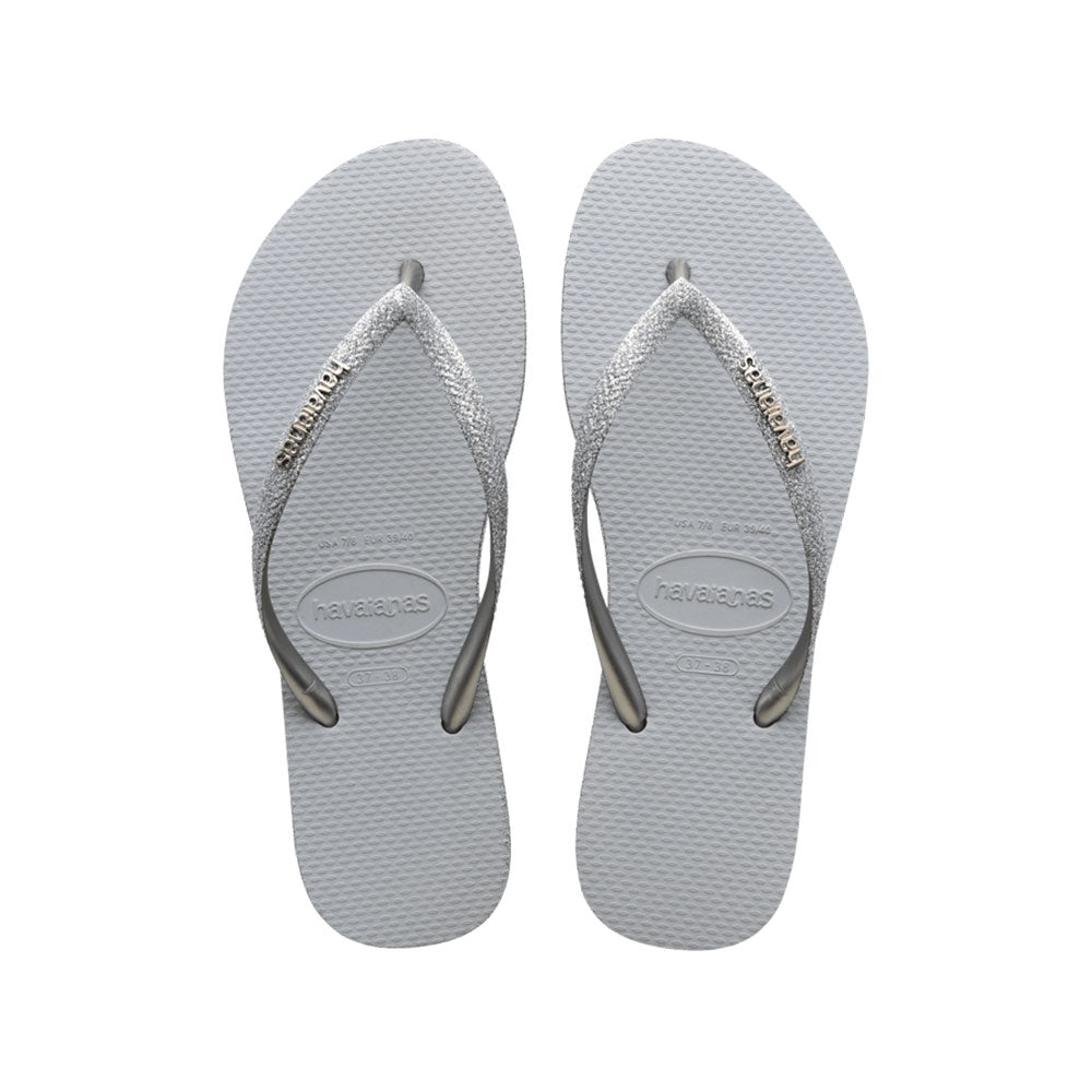 HAVAIANA SLIM SPARKLE II CINZA GELO 39/40