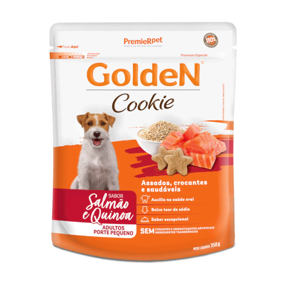 GOLDEN COOKIE CAES AD R.P SALMAO E QUINOA 350G
