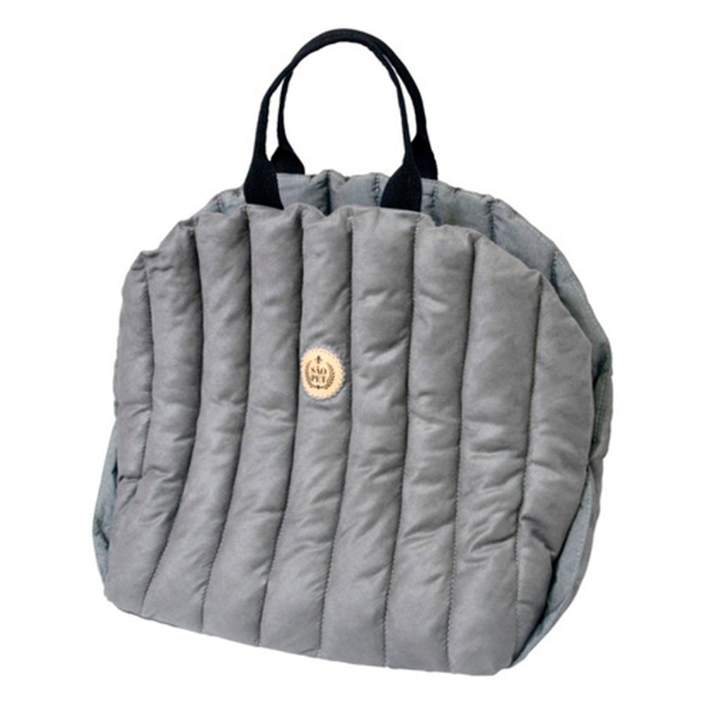BOLSA MONACO CINZA 45X32X45CM