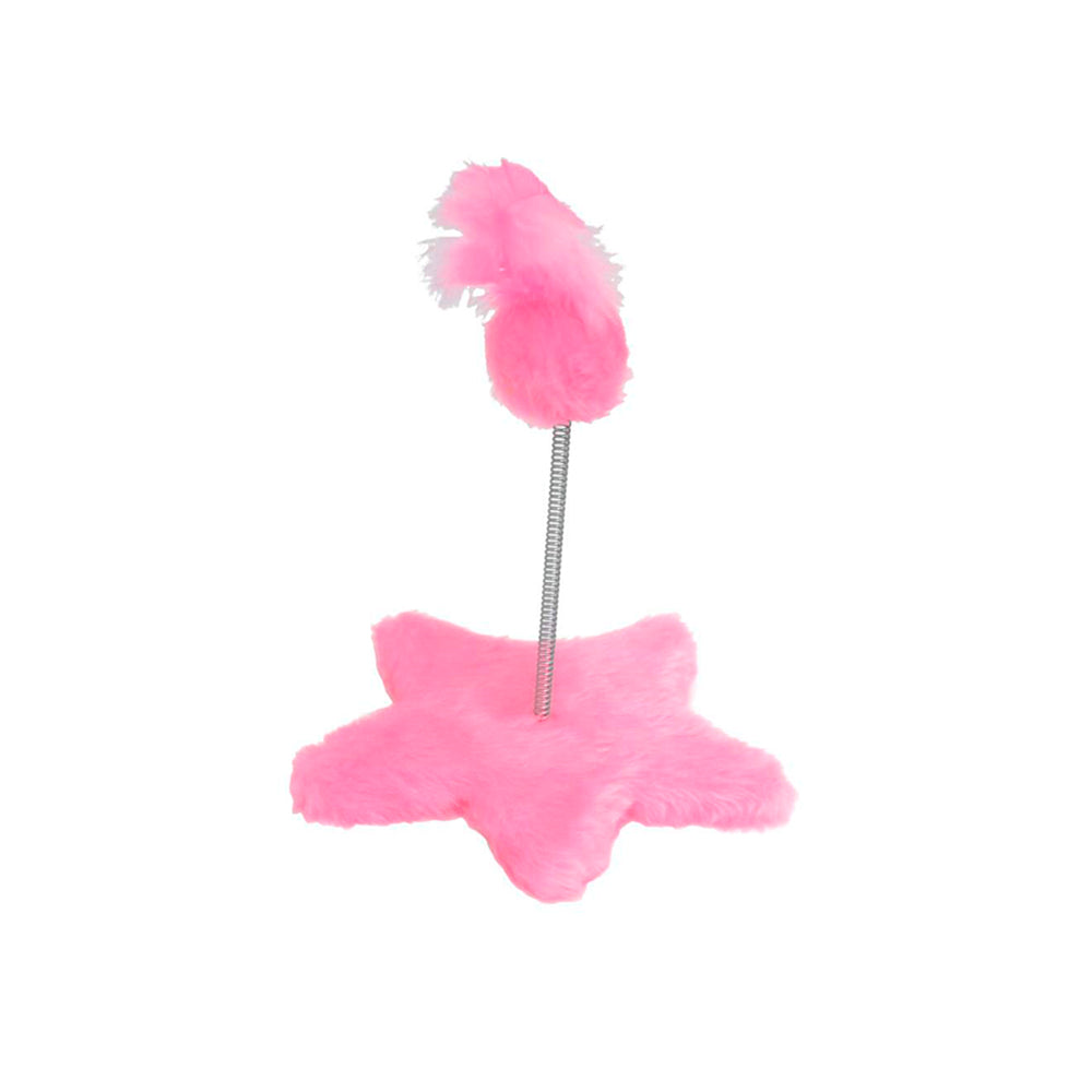 BRINQUEDO PARA GATO ESTRELA ROSA