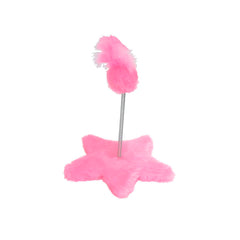 BRINQUEDO PARA GATO ESTRELA ROSA