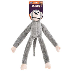 MORDEDOR BARRIGUINHA PLUSH MACACO CINZA MANGO PET