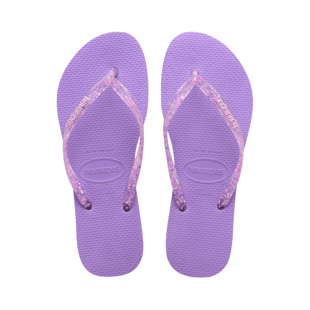 HAVAIANA SLIM LOGO METALLIC ROXO PRISMA 37/38