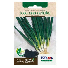 SEMENTE CEBOLINHA TODO ANO SACHE 500MG TOPSEED